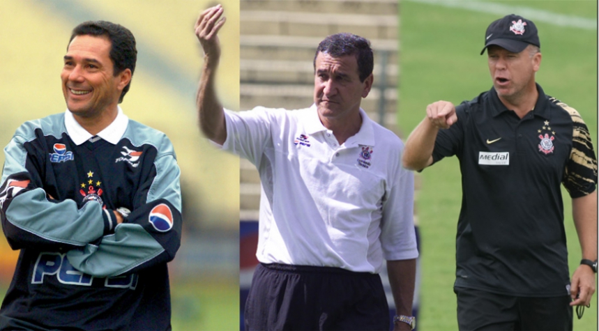 Vanderlei Luxemburgo, Parreira e Mano Menezes - Corinthians