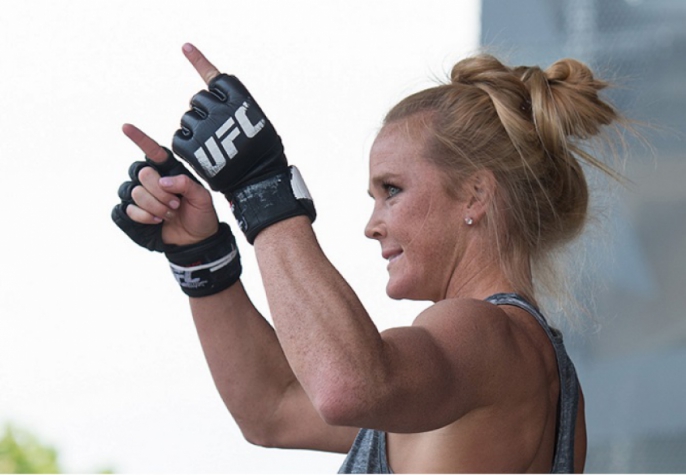 Holly Holm encara Ronda Rousey neste sábado (FOTO: Reprodução/UFC)