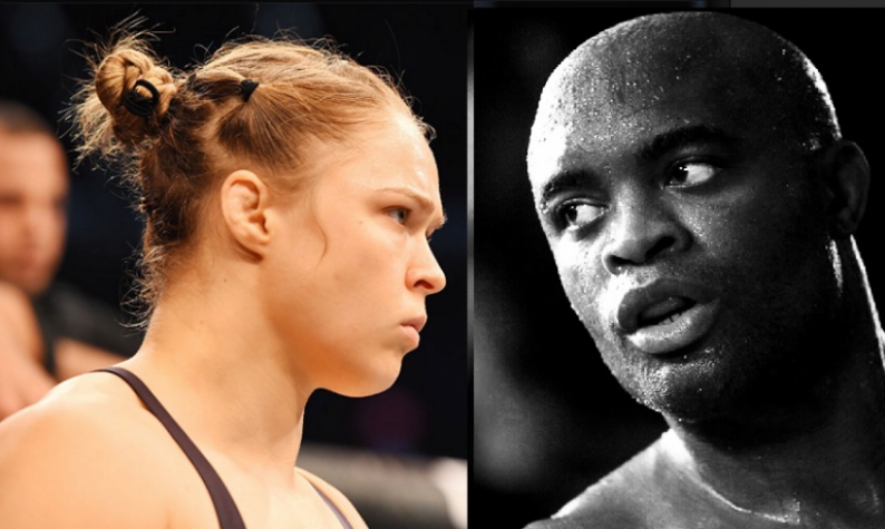 Anderson Silva enviou mensagem a Ronda Rousey após derrota (FOTOS: Divulgação)