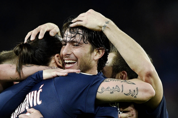 Maxwell é um dos jogadores que mais conquistou tÃtulos pelo PSG (Foto:Franck Fife/AFP)