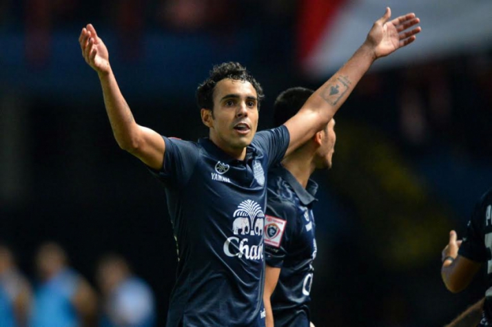 Fase 'animal': ex-Palmeiras, Diogo vive ano de gala na Tailândia