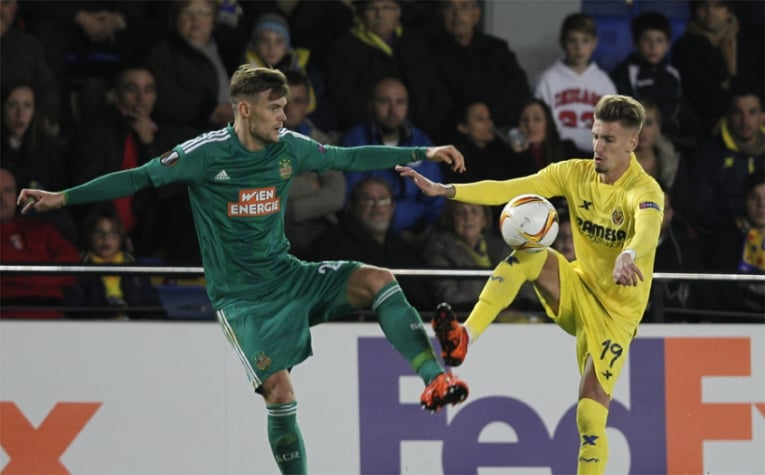Villarreal x Rapid (foto:AFP)