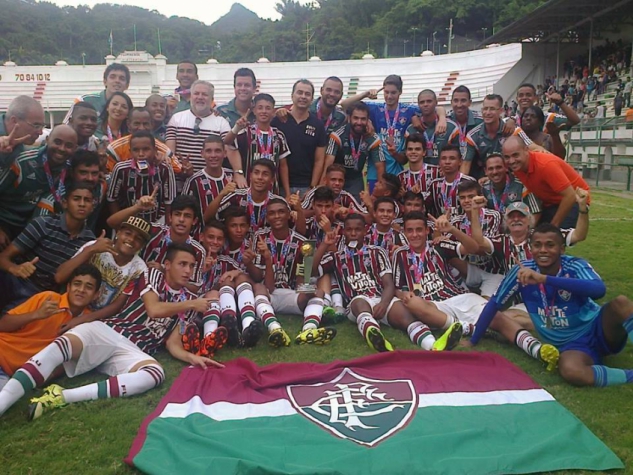 Fluminense campeão estadual sub-15 (Foto: Nelson Perez/Fluminense F.C)