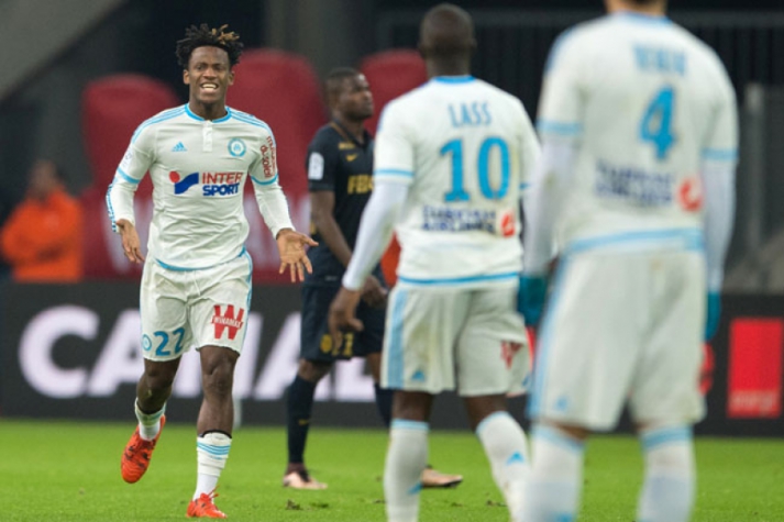 Batshuayi marcou um gol no empate entre Olympique e Monaco (Foto: Bertrand Langlois / AFP)