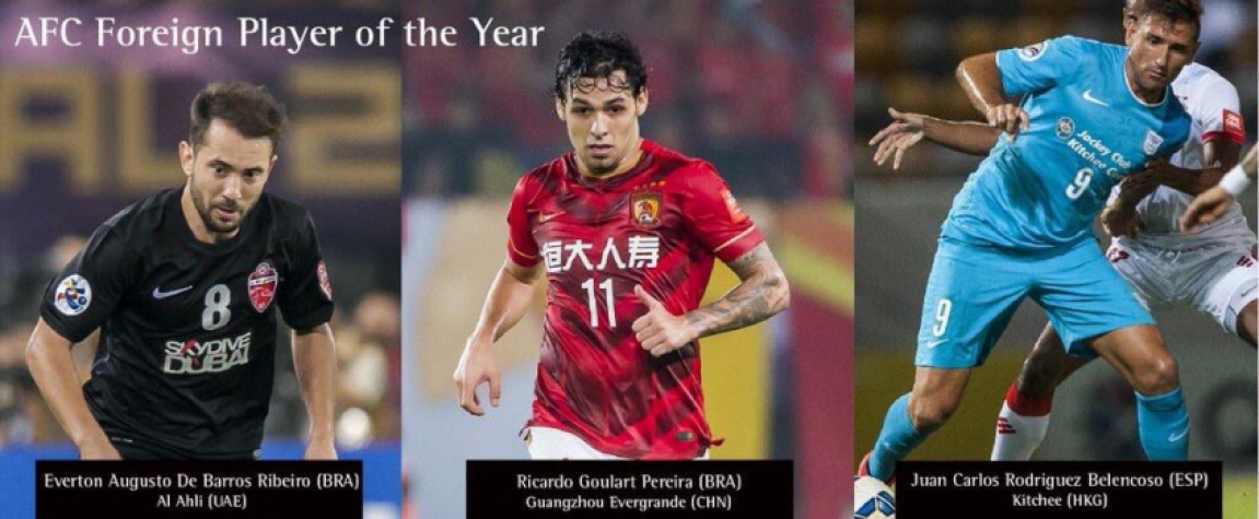Everton Ribeiro, Ricardo Goulart e Juan Belencoso