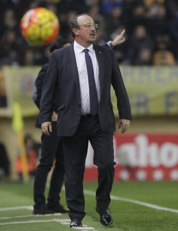 Rafa BenÃtez volta a ficar em perigo após derrota para o Villarreal (Foto: Jose Jordan / AFP)