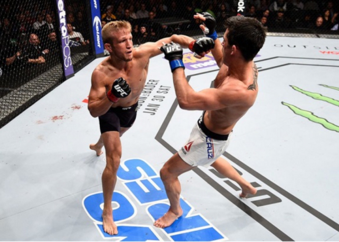 Dominick Cruz venceu TJ Dillashaw no UFC Boston (FOTO: Reprodução)