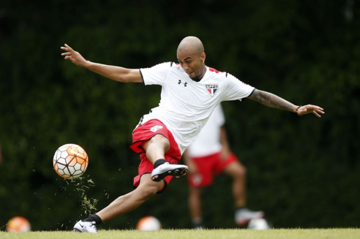 Treino do São Paulo - Wesley