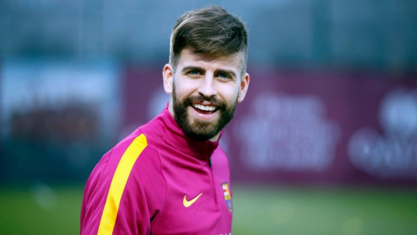 Pique - Treino do Barcelona