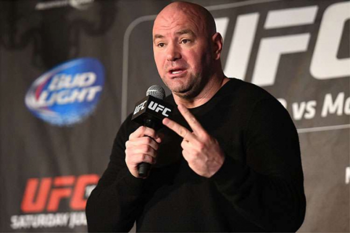 Dana White durante coletiva (Foto: Divulgação)