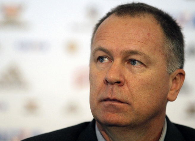 Apresentação de Mano Menezes no Flamengo (Foto: Bruno de Lima/LANCE!Press)