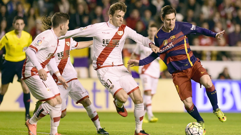 HOME - Rayo Vallecano x Barcelona - Campeonato Espanhol - Messi (Foto: Pierre-Philippe Marcou/AFP)