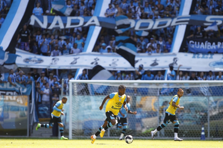 Miller Bolaños disputará seu primeiro Gre-Nal (Foto: Lucas Uebel/Grêmio)