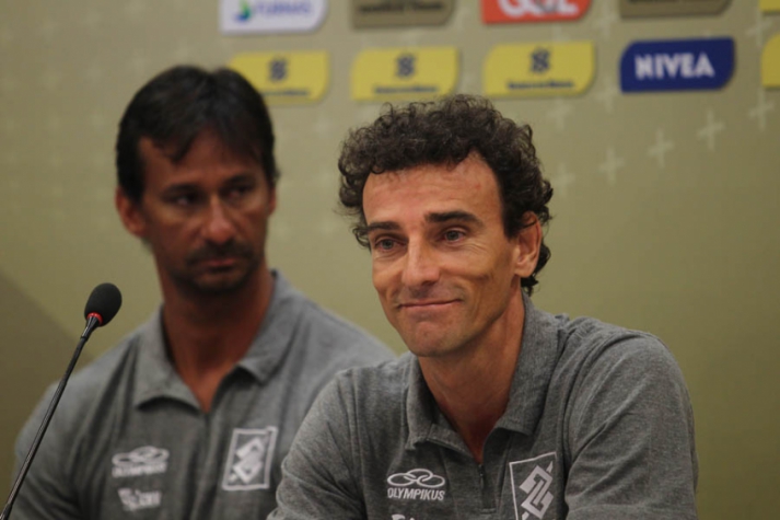 Coletiva do vôlei de praia