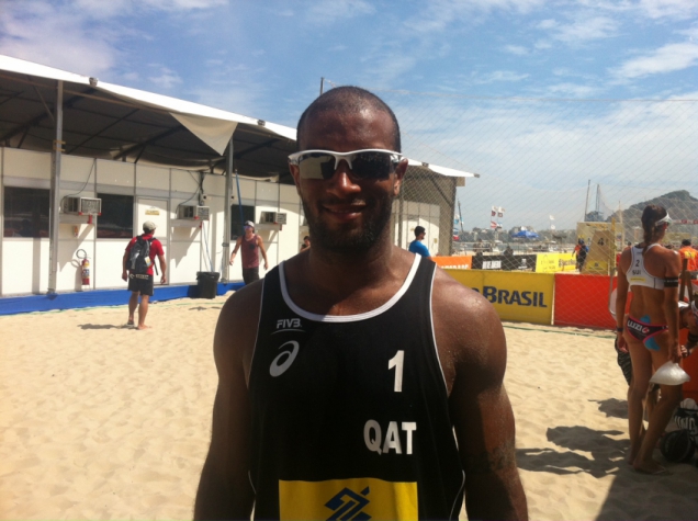 Jefferson vôlei de praia Qatar