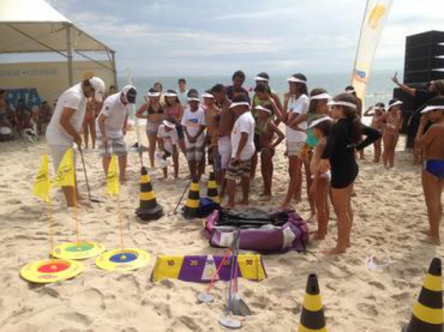 Aulas na Barra de Guaratiba (Foto: Divulgação)