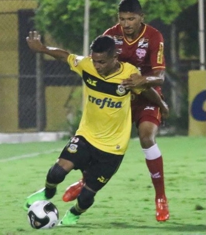 Alyson durante jogo do Paulistão (Foto: Divulgação)