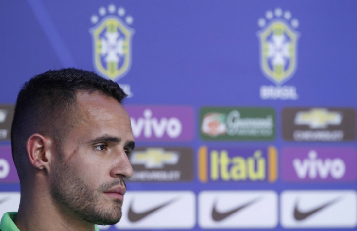 Renato Augusto em coletiva na Seleção Brasileira (Foto: Rafael Ribeiro/CBF)