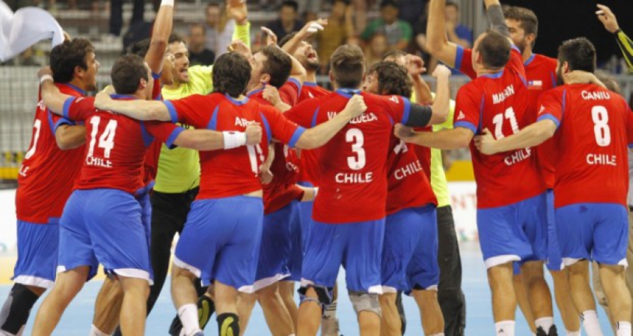 Chile perdeu para a Polônia e está fora das Olimpíadas do Rio. Foto: Divulgação PANAM Handball