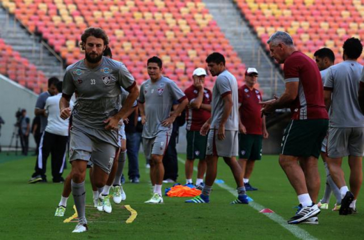 Henrique durante treino do Fluminense (Foto: Nelson Perez/Fluminense F.C.)