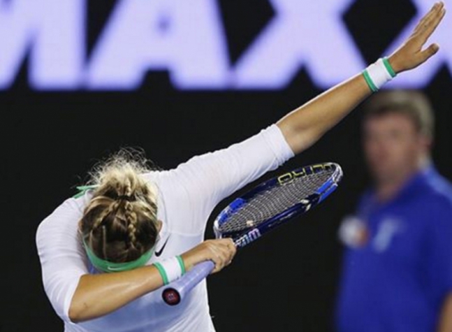 Victoria Azarenka - Dabbing
