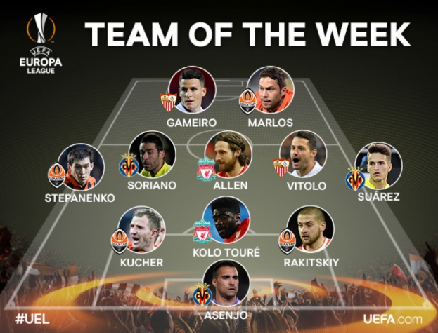 Seleção da rodada da Liga Europa