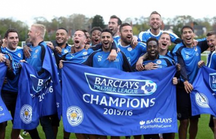 Comemoracao do Leicester