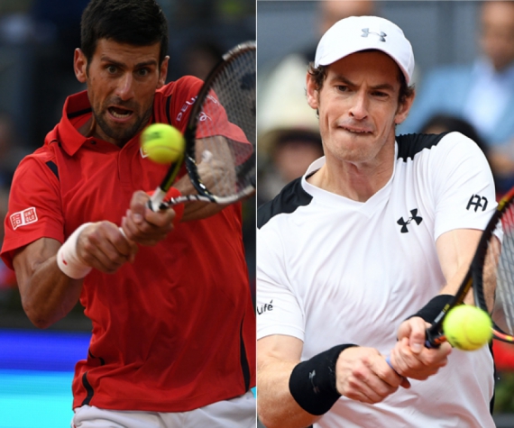 Novak Djokovic e Andy Murray