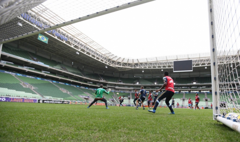 Treino do Palmeiras no Allianz Parque