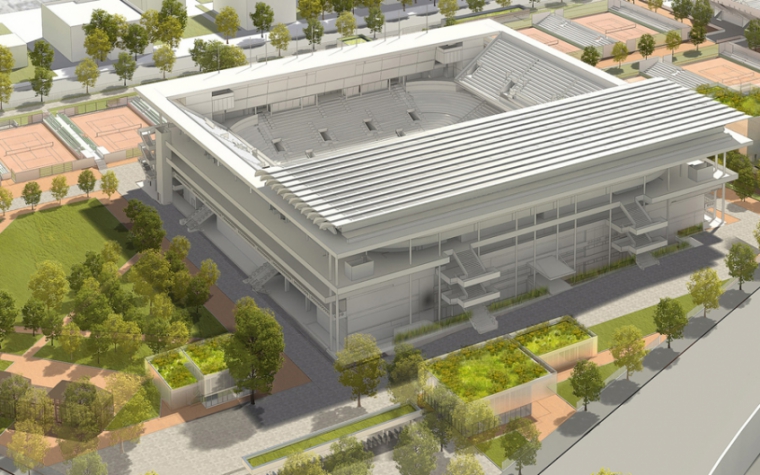 Veja como ficará o complexo esportivo de Roland Garros