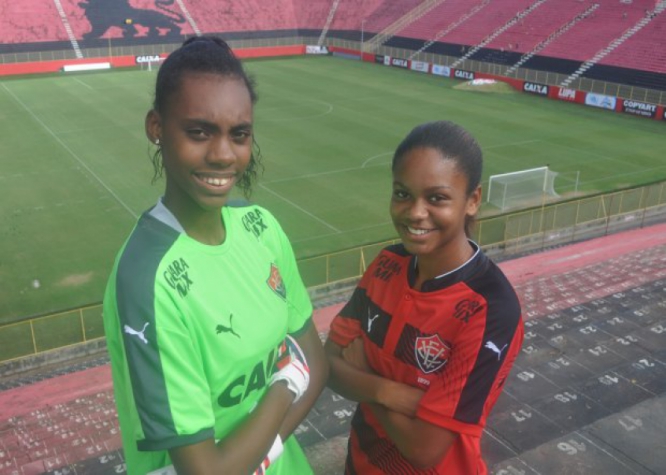 Goleira Maryana e meia Milena Bispo são convocadas para a seleção brasileira sub-20 (Foto: Divulgação)