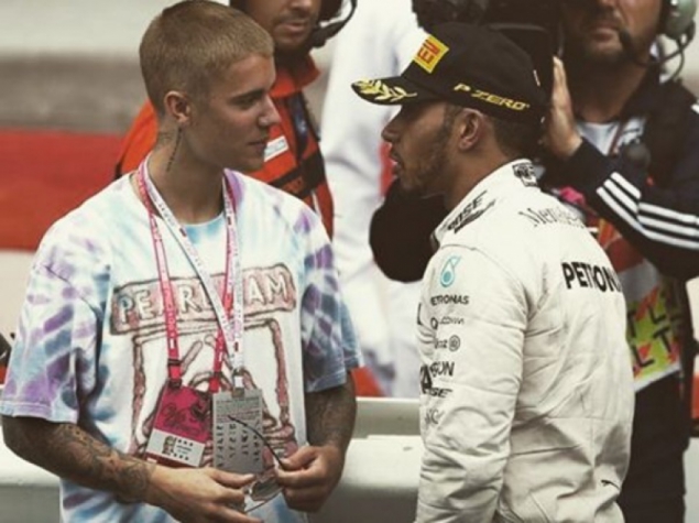 Hamilton e Bieber / Reprodução