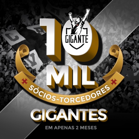 Vasco 10 mil sócios