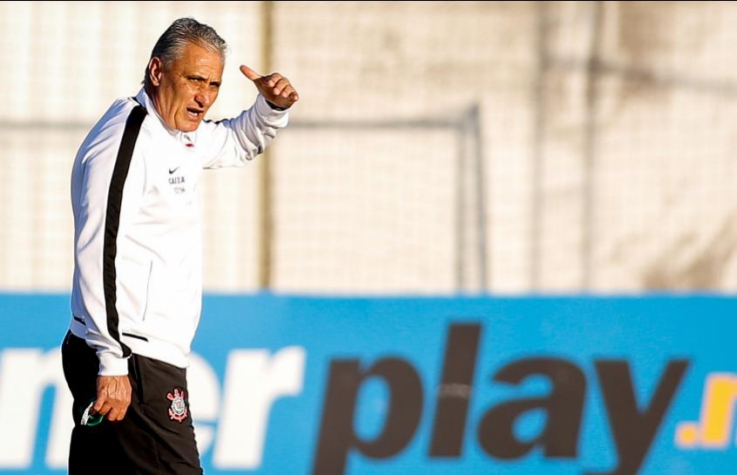 Tite - Treino do Corinthians