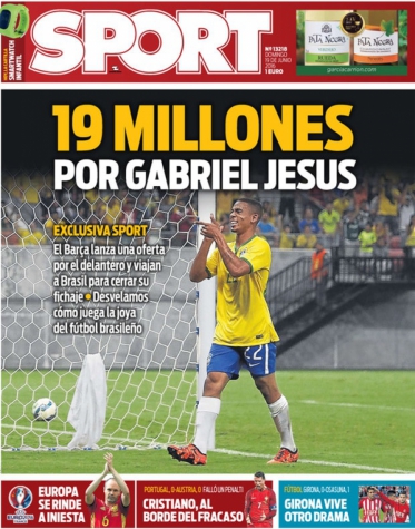 Mattos: 'Gabriel Jesus falou para a gente que não quer sair do Palmeiras'