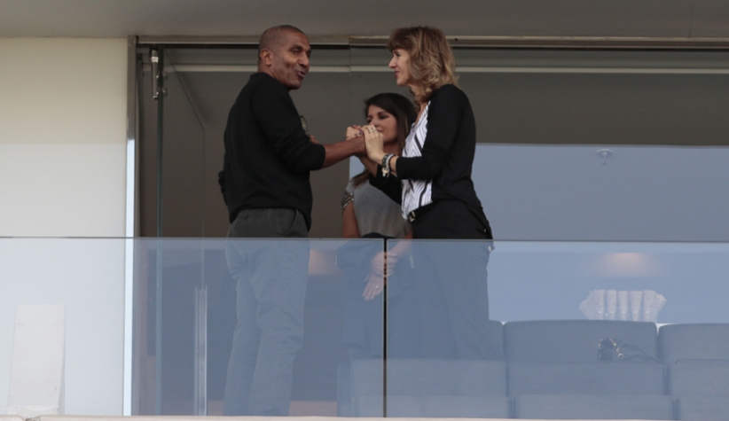 Cristóvão Borges na Arena Corinthians
