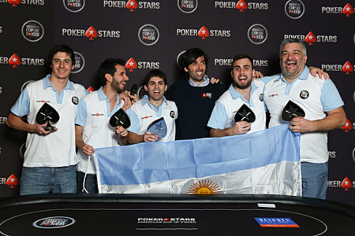 Argentinos festejaram mais uma título na Americas Cup of Poker