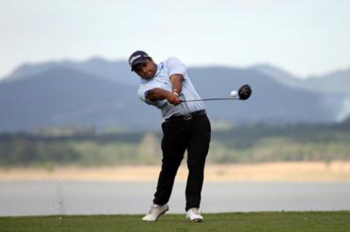 Uruguaio Juan Alvarez lidera a competição (Foto: Gustavo Garrett/CBG)
