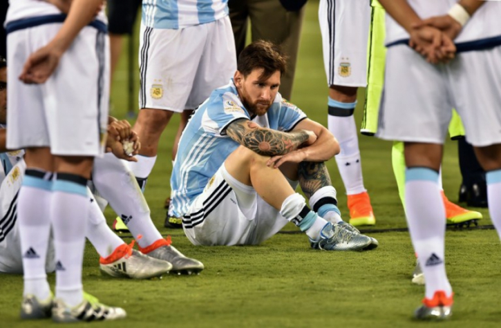 Messi vive a sina de não ter conquistado ainda nenhum tÃtulo pela seleção argentina