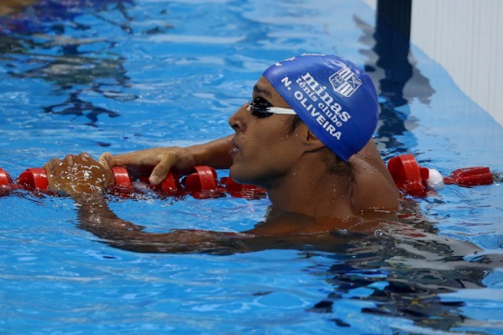 Nicolas Oliveira durante o Maria Lenk (Foto: Satiro Sodré/ SSPress)