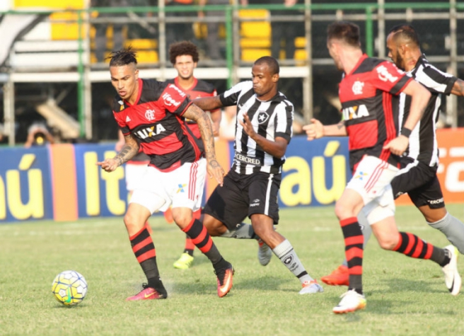 Guerrero e Airton - Botafogo x Flamengo
