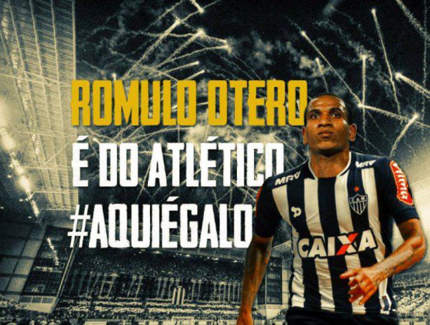 Romulo Otero - novo reforço do Atlético-MG