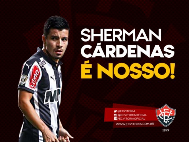 Cárdenas (Foto: Divulgação / Vitória)