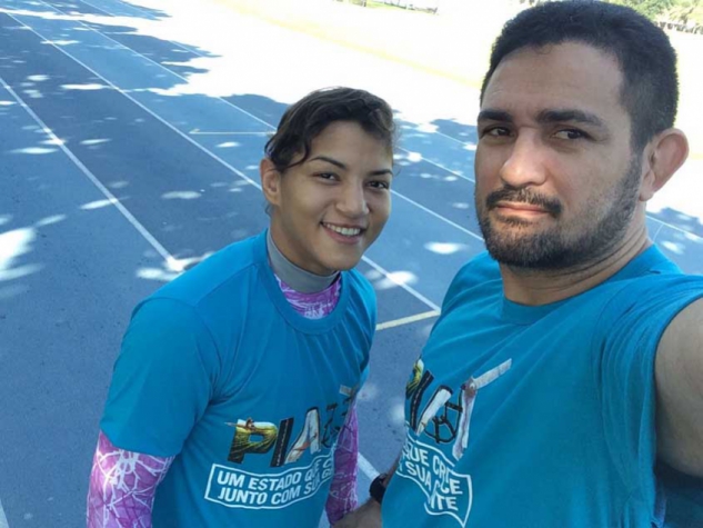 Sarah Menezes e Expedito Falcão