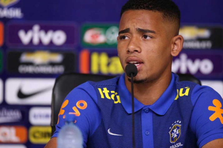 Coletiva Gabriel Jesus e Gabigol