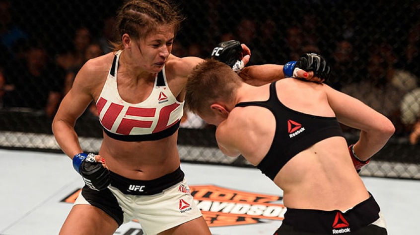 Karolina Kowalkiewicz venceu Rose Namajunas na decisão dividida dos juízes