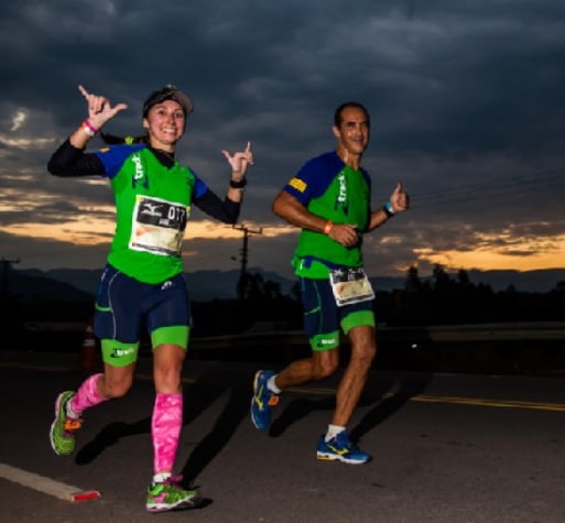 Corredores participam da edição de 2015 da Mizuno Uphill Marathon (Foto: Wladimir Togumi/Divulgação/Mizuno)
