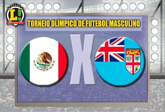 Apresentação Mexico x Fiji Torneio Olímpico de Futebol Masculino