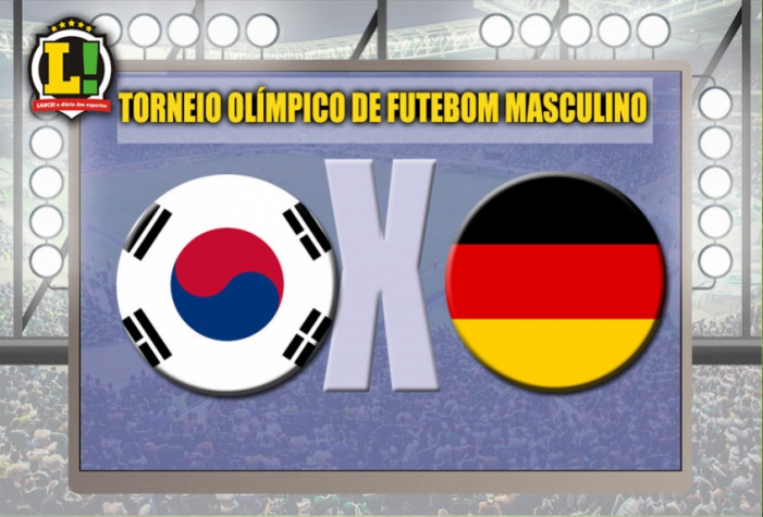 Apresentação Coreia x Alemanha Torneio olímpico de futebol masculino
