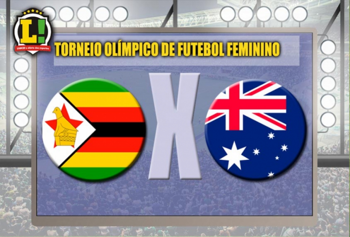 Apresentação Zimbábue x Austrália Torneio Olímpico de futebol feminino